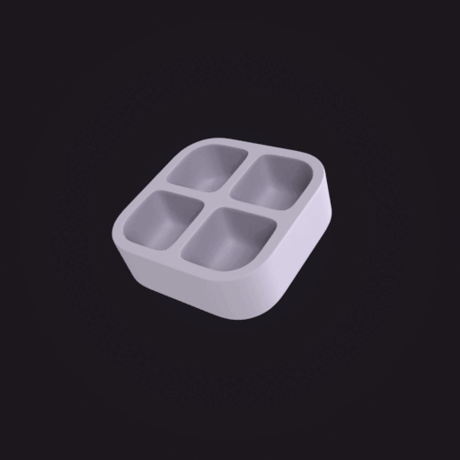 Four Compartment Tray