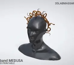 HAIRBAND-MEDUSA.gif MEDUSA hairband for CosPlay
