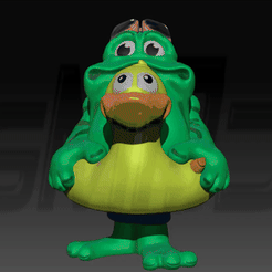 UniConverter_20220829123419.gif STL-Datei Froggy kostenlos・3D-Druck-Vorlage zum herunterladen