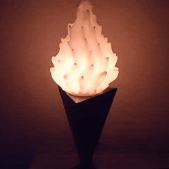 ezgif.com-gif-maker.gif Archivo STL Lámpara de llama・Objeto para impresora 3D para descargar, UsefulStuffOrNotYouDecide