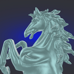 Гифка-с-Gifius.ru.gif 3D file prancing horse・3D print object to download, 3dgomez