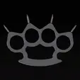 SPIKE.gif BRASS KNUCKLES SPIKES : BRASS KNUCKLES SPIKES : STEEL FIST WITH SPIKES
