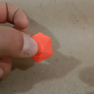 Icosahedron (Icosa Spinner) 3D model