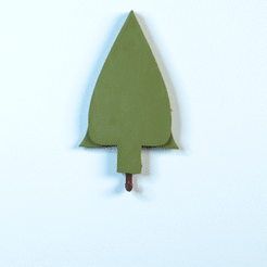 gif.gif STL file Tree Key Holder・3D print object to download, TomoDesigns