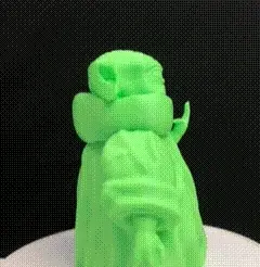 01D964C5-2792-46F5-AF01-4B52C6477AD9.gif STL file Baby Yoda Middle Finger・3D printing idea to download