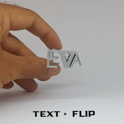 re Wf \ TEXT « FLIP Archivo STL gratuito Voltear el texto: Números 1-10 Griego・Idea de impresión 3D para descargar, master__printer