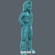 Android 18.gif Archivo STL Android 18 (Easy print no support)・Design para impresora 3D para descargar