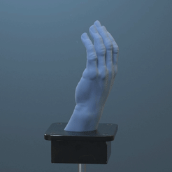 hand.gif OBJ file Hand・3D printable design to download