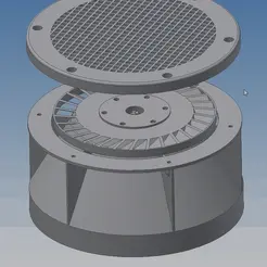 W1.gif Vertical wind turbine concept - printable without support structure