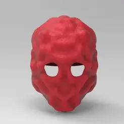 untitled.49.gif Fichier STL masque mascara voronoi cosplay halloween・Objet imprimable en 3D à télécharger