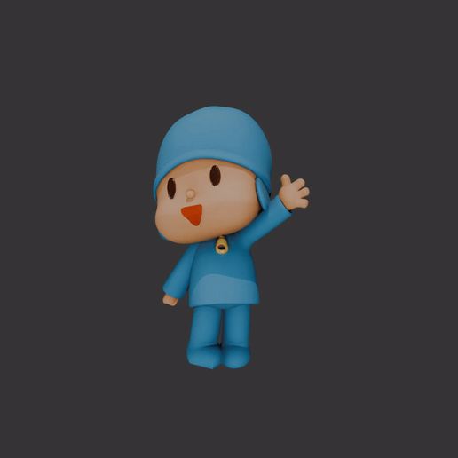 ⭐ Cheerful Pocoyo Character Model for 3D Printing – Iconic Animated ...