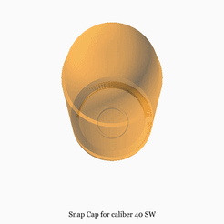40-SW-3.gif STL file Snap Cap 40 S&W dummy cartridge・3D printer model to download