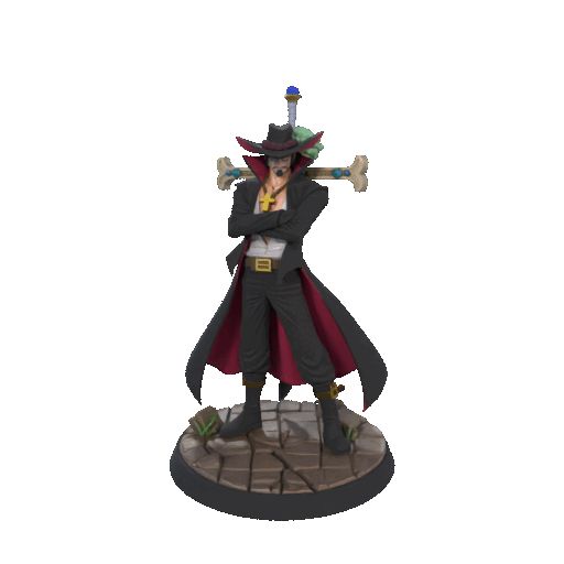 Mihawk-a.gif Дракула Михоук , One Piece / Миниатюра D&D