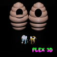 Bee-Hive-Chunky.gif Flex 3D Bee Chunky and Bee Hive Eggs