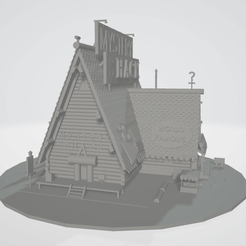 AKKAKA.gif Fichier STL gratuit Gravity Falls - La cabane à mystères・Plan pour imprimante 3D à télécharger
