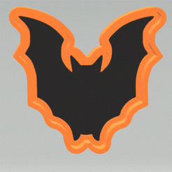 STL00701-GIF1.gif Archivo 3D 1 molde de bomba de baño de murciélago・Plan para descargar y imprimir en 3D, CraftsAndGlitterShop