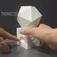 dicetower-roll.gif D20 D6 DICETOWER WITH STORAGE COMPARTMENT (Easyprint - Presupported)