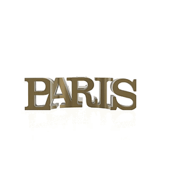 2-SIDED-PARIS-SIGN-VIDEO.gif STL file 2-SIDED PARIS SIGN・3D printer design to download, IVMdesign