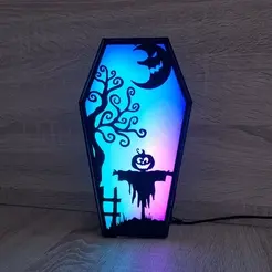ezgif.com-optimize-5.gif Fichier STL Lampe LED cercueil Halloween・Design pour impression 3D à télécharger