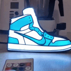 nike-shoes3.gif STL file Light Nike Air Jordan LED Box・Model to download and 3D print, Douwi76