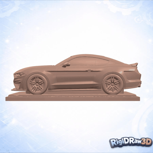Ancient Stone Ford Mustang Statue – RDW3D-D3YX9