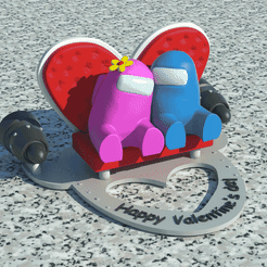 AMONG_US__SOFA.gif 3D-Datei Among Valentines Day・3D-druckbares Design zum Herunterladen, gavi3dlima