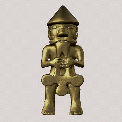 Thorturntable.gif Download STL file Eyrarland Statue • Object to 3D print, Snorri