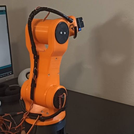 VID_20250114_120231.mp4 MR mk.2 RC servo motor robotic arm STL files with robot program