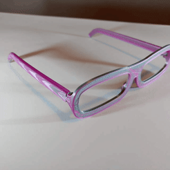 20230128_201024.gif Fichier STL gratuit Monture de lunettes n°2・Design imprimable en 3D à télécharger