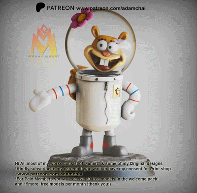 Sandy-Cheeks.gif Sandy Cheeks -SpongeBob SquarePants-Personnages de dessins animés classiques- FAN ART