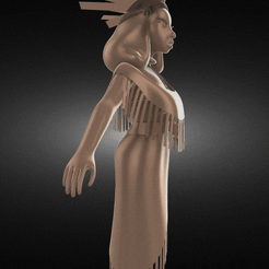 ggf88ba96671.gif STL file Goddess Indian・3D print model to download