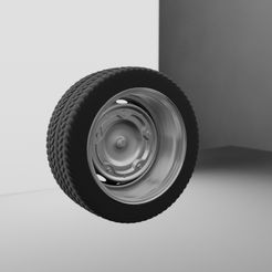 Untitled-3.gif STL file Steel wheel 06jun-01 (3x offsets)・Design to download and 3D print, Pixel3D