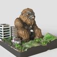 King-Kong_Chibi.gif King Kong -CHIBI VERSION -FANART-Japan-tokusatsu CARICATURE -3D PRINT MODEL