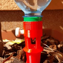 Selfwatering.gif Self-watering for plants with PET bottle