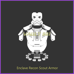 ESRA.gif STL file Enclave Recon Scout Armor・3D print model to download