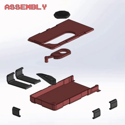 wallet_assembly.gif Archivo STL Cartera・Objeto imprimible en 3D para descargar, tom4z