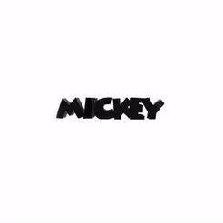 GIF.gif STL file DUAL ILLUSION MICKEY - MOUSE・3D printing model to download