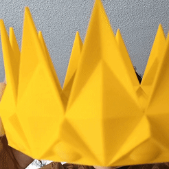 ezgif.com-gif-maker-14.gif STL file Crown for cosplay・Model to download and 3D print, Thejers