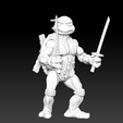 Leonardo2.gif Leonardo TMNT 6" ACTION FIGURE FOR 3D PRINTING.