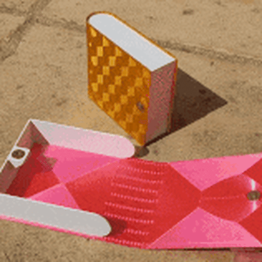 Flexible book box 3D model