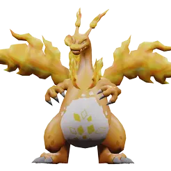 Gigamax-Charizard.gif Pokémon - (006) Gigamax Charizard