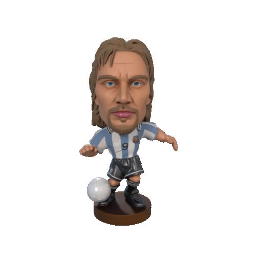 🇦🇷 gabriel batistuta・ STL File for 3D printing・Cults