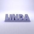 Linda_Playful.gif Linda 3D Nametag - 5 Fonts