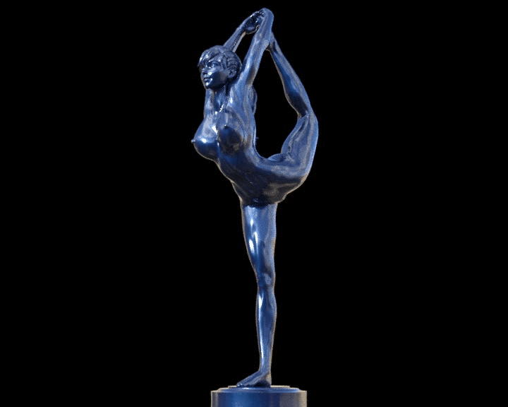 Sculpture-Nude-woman-dance.gif STL file Sculpture Nude woman dance・Model to download and 3D print, x9s