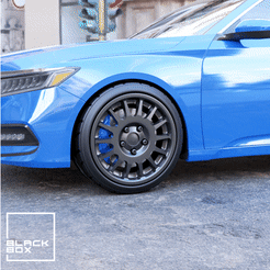 0.gif STL file Speed Rally style Wheel set・Model to download and 3D print, BlackBox