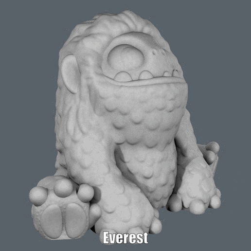 Everest.gif STL file Everest (Easy print no support)・3D print model to download, Alsamen