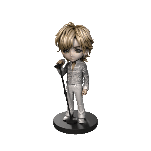 Robin Gibb – Bee Gees Chibi Disco Pop Vocalist Figure (Fan Art)