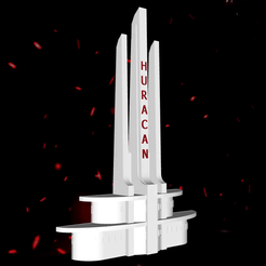 TORRE-MIRAVE-GIF.gif Fichier STL TORRE HURACÁN PLATEA (MIRAVÉ) RENÉ HOUSEMAN・Modèle imprimable en 3D à télécharger