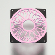 rosa.gif 120mm flower-shaped fan shroud