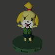 colored.gif Isabelle Animal Crossing Retro